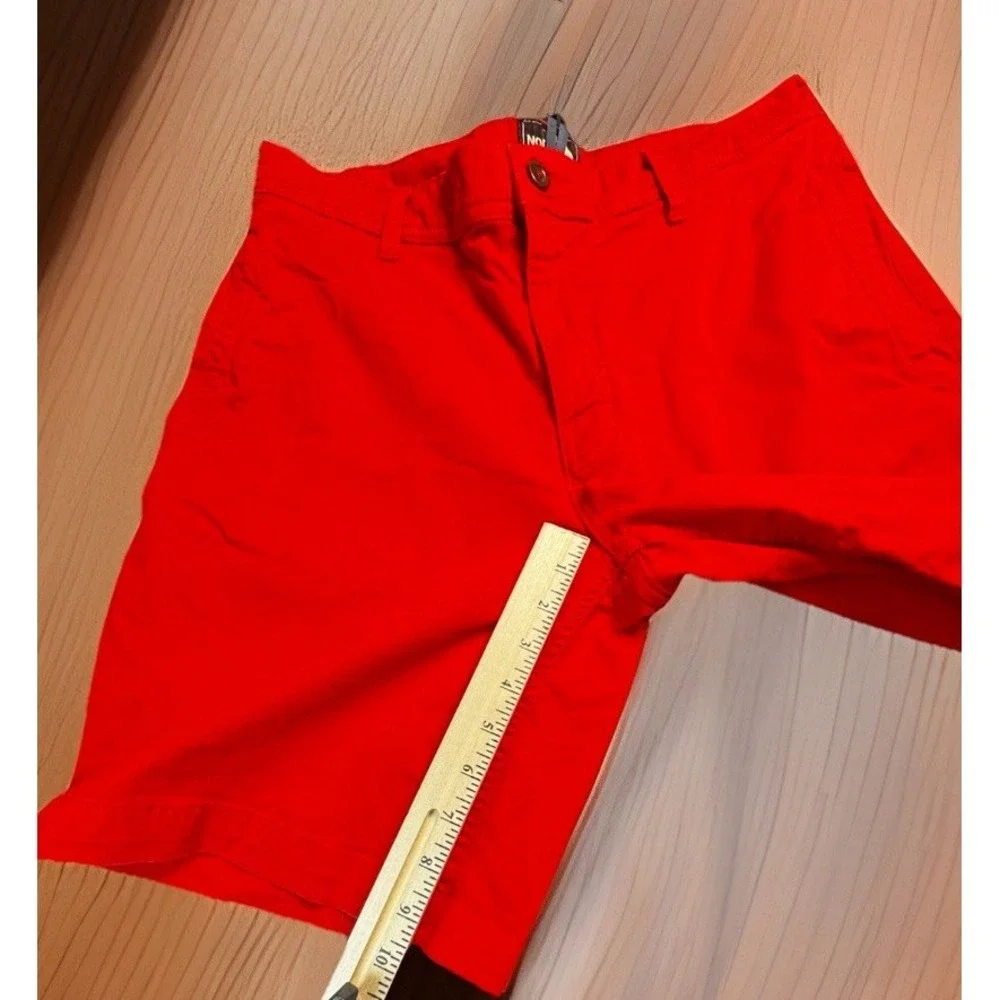 The North Face Men's Red Chino Hiking Shorts Size 32‎ Stretch Outdoor Casual